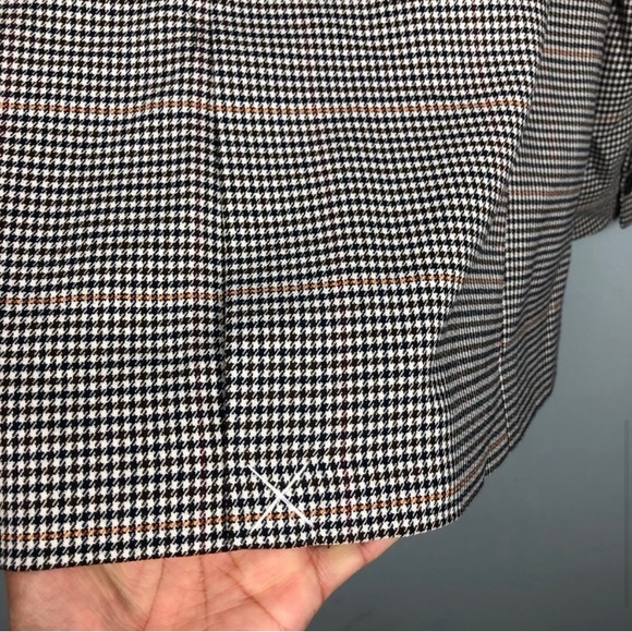 Mango plaid check houndstooth blazer, NWT - Picture 5 of 7